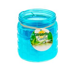 Bougie citronnelle ronde pot en verre 11.5x12cm