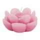 Bougie décorative fleur pourpre H 4.5cm