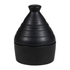 Bougie parfumée céramique noire H 14cm