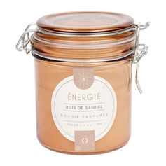 Bougie parfumée en pot senteur bois de santal H 10cm