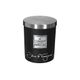 Bougie parfumée noire et couvercle délices de frangipanier 210g