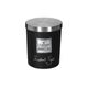Bougie parfumée noire et couvercle instant sucré 210g
