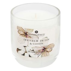 Bougie parfumée OUDY douceur de lin et coton 200g