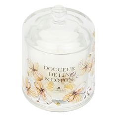 Bougie parfumée OUDY douceur de lin et coton 240g