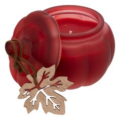 Bougie parfumée pot citrouille 8.5x8.5cm