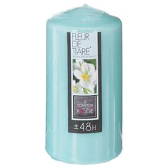 Bougie parfumée ronde fleur de tiaré 395g