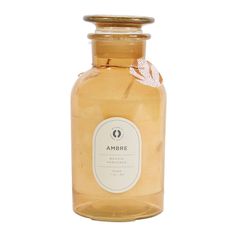 Bougie parfumée senteur ambre H 21.5cm
