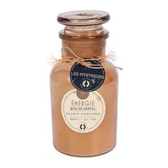 Bougie parfumée senteur bois de santal H 11.5cm