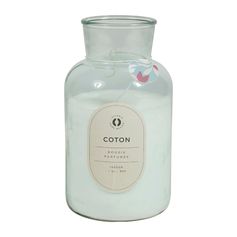 Bougie parfumée senteur coton H 25.5cm