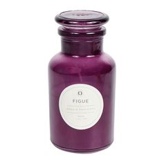 Bougie parfumée senteur figue H 11.5cm