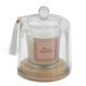 Bougie parfumée sous cloche H 13.7cm