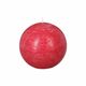 Bougie rustique boule rouge D 10cm