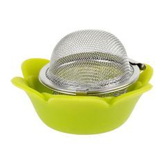 Boule à thé inox et coupelle silicone