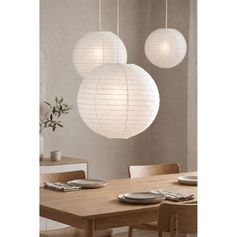 Boule japonaise blanche D 35cm