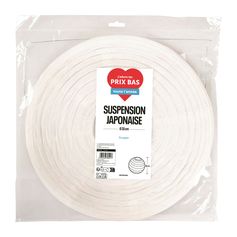 Boule japonaise blanche D 35cm