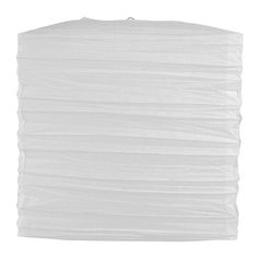 Boule japonaise carrée blanche 30x30cm