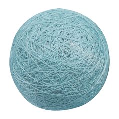 Boule tissu azur D 6cm