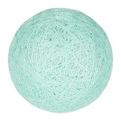 Boule tissu bleu vert D 6cm