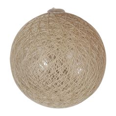 Boule tissu gris chaud clair D 6cm