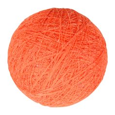 Boule tissu orange D 6cm