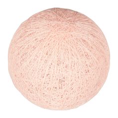 Boule tissu rose D 6cm