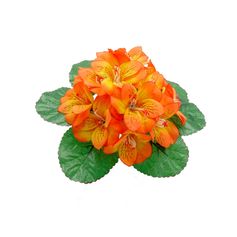 Bouquet d'alstromérias 5 têtes polyester H 20cm