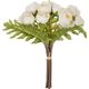 Bouquet de 18 mini camélias artificiels H 30cm