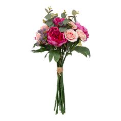 Bouquet de fleurs artificielles H 35cm