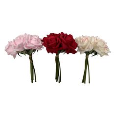 Bouquet de roses 5 têtes 20x26cm