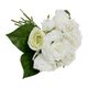 Bouquet déco fleurs blanches H 30cm