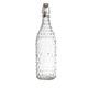 Bouteille avec bouchon verre transparent 1L