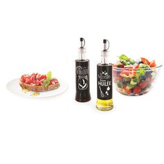 Bouteille verre huile ou vinaigre Bistrot 30cl