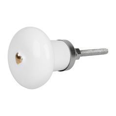 Bouton de meuble céramique petit cœur doré