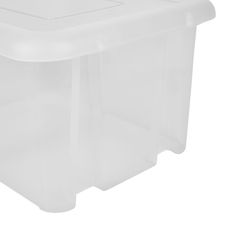 Box de rangement plastique transparent 55L