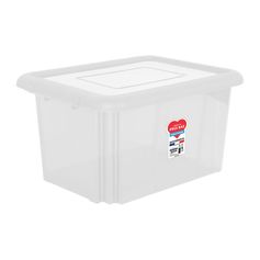 Box de rangement plastique transparent 55L