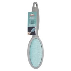 Brosse à vêtements velours grise