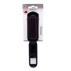 Brosse pliable 2 en 1 noire