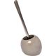 Brosse WC boule taupe H 39cm