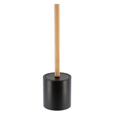 Brosse WC noir bambou 37x10.5cm