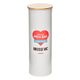Brosse WC socle bois blanc D 9.6x38cm