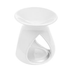 Brûle-parfum céramique blanc D 10cm