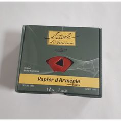 Brûleur étoile ARMENIE rouge 16x14x6cm