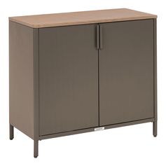 Buffet d'extérieur IRONIA acier café 90x46x76cm