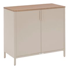 Buffet d'extérieur IRONIA acier lin 90x46x76cm