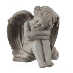 Décoration ange assis 15x13.5x16.5cm