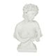 Buste décoratif de femme en résine blanche H 31cm