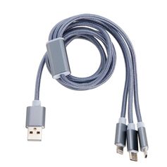 Câble de charge 3 en 1 USB 1.2m