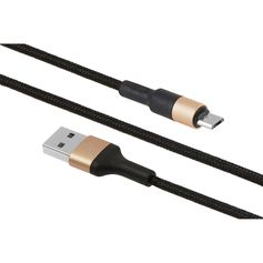 Câble micro USB nylon compatible Android 1m