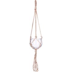 Cache-pot et corde D10x8cm