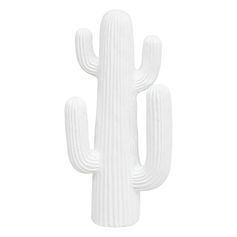Cactus déco extérieure RODRIGO en magnésie blanc H 38cm